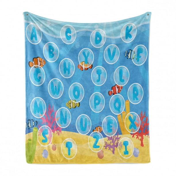 Dark Coral Pale Blue Cozy Plush for Indoor and Outdoor Use Marine Life Design Letter C from Alphabet on Soft Colored Backdrop 70 x 90 Ambesonne Letter C Soft Flannel Fleece Throw Blanket Dark Coral Pale Blue Cozy Plush for Indoor and Outdoor Use Marine Life Design Letter C from Alphabet on Soft Colored Backdrop 70 x 90 Ambesonne Letter C Soft Flannel Fleece Throw Blanket